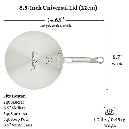 Hestan Universal Lid 8.5 in DC