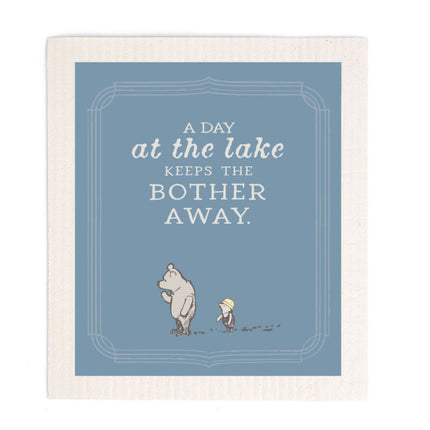 Swedish Dish Cloth Pooh Day At The Lake