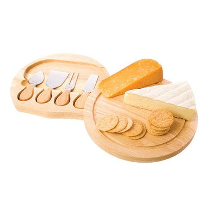 Round Cheese Board And Tool Set