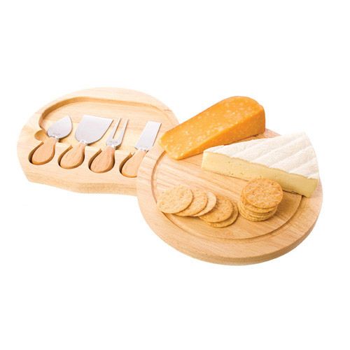 Round Cheese Board And Tool Set