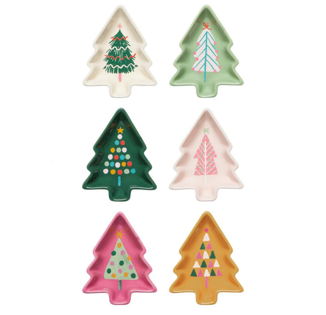 Shaped Pinch Bowl Set/6 Glitzmas