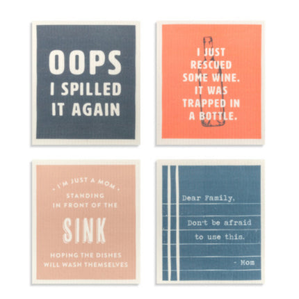 Swedish Dish Cloth Family Quotes Single