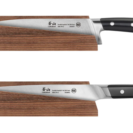 Walnut Magnetic Knife Saya Sheath