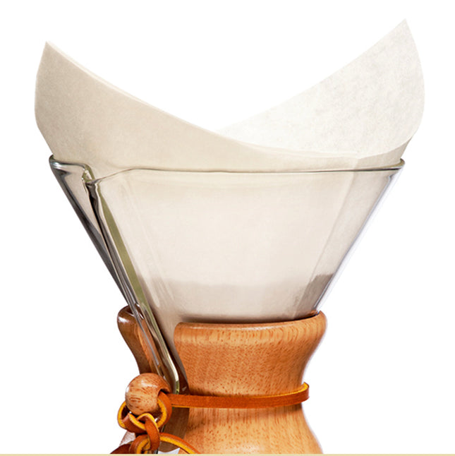 Prefolded Square Filters Natural 100 Pk