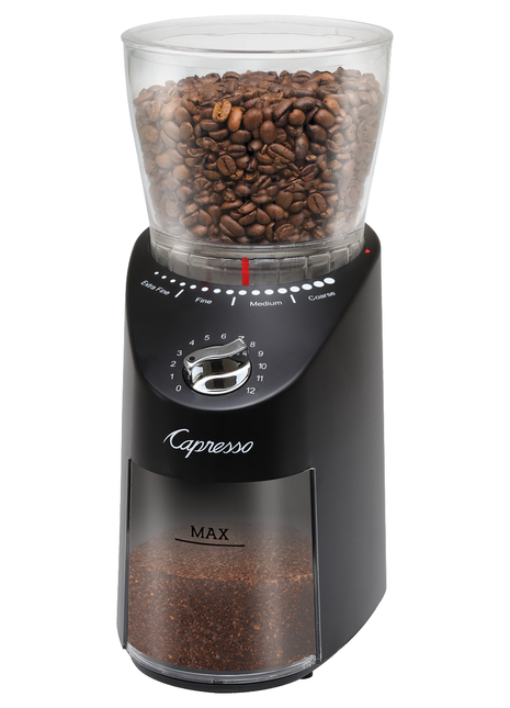 Infinity Plus Conical Burr Coffee Grinder Abs Black