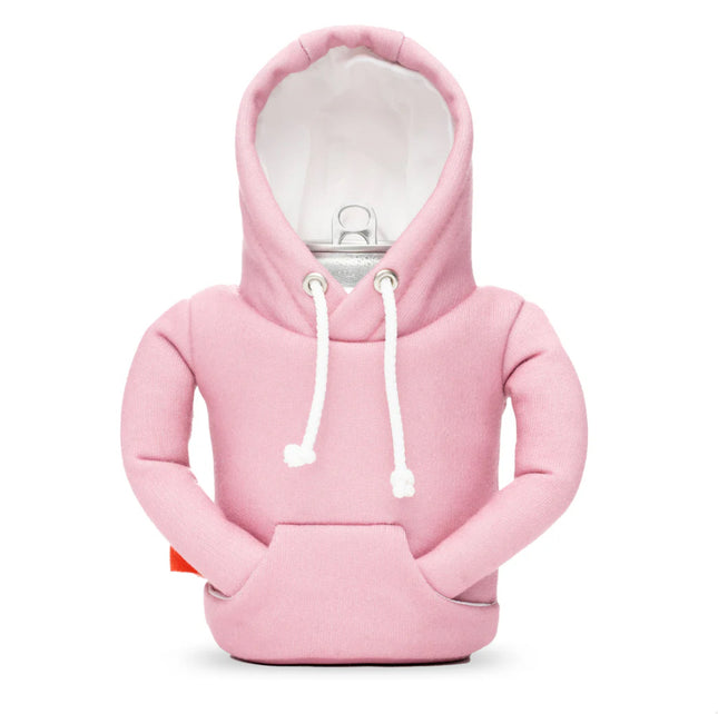 The Hoodie Dusty Rose and White