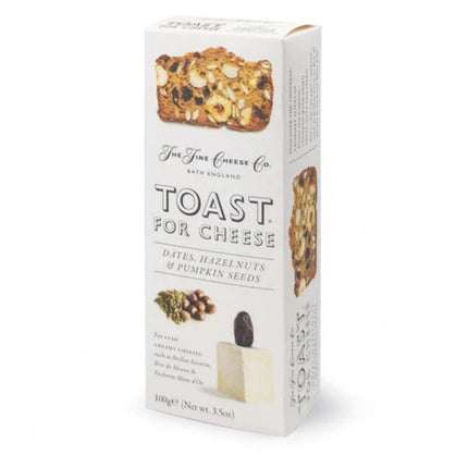 Toast for Cheese Dates Hazelnuts & Pumpkin Seeds