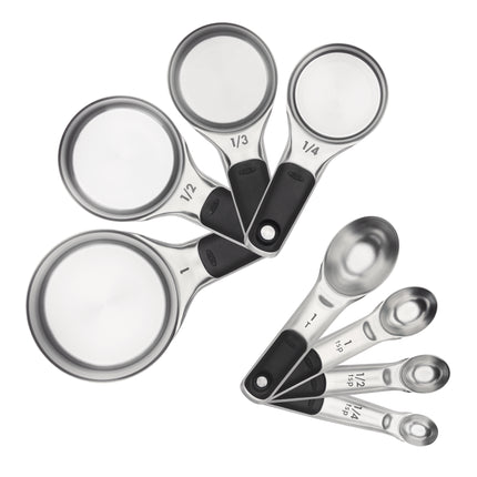SS Measuring Cup and Spoon Set