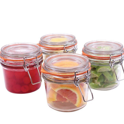 4 pc Set 12oz Resealable Jar DC