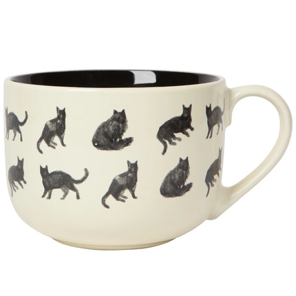 Latte Mug Stoneware 23 oz Cat Collective