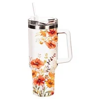 Trenta Cup Autumn Watercolor Florals