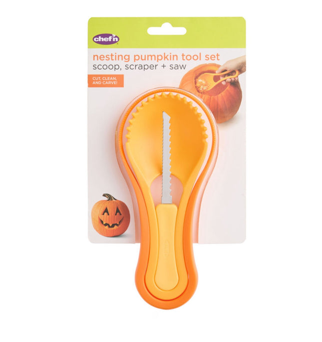 Nesting Pumpkin Carving Tool Set