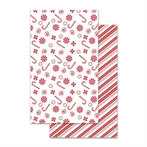 Quick Dry Waffle Towel Candy cane