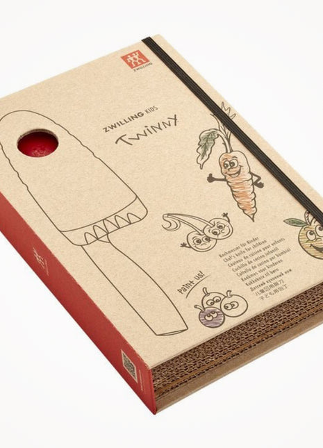 Twinny Kid's  Chef's, Knife , Red