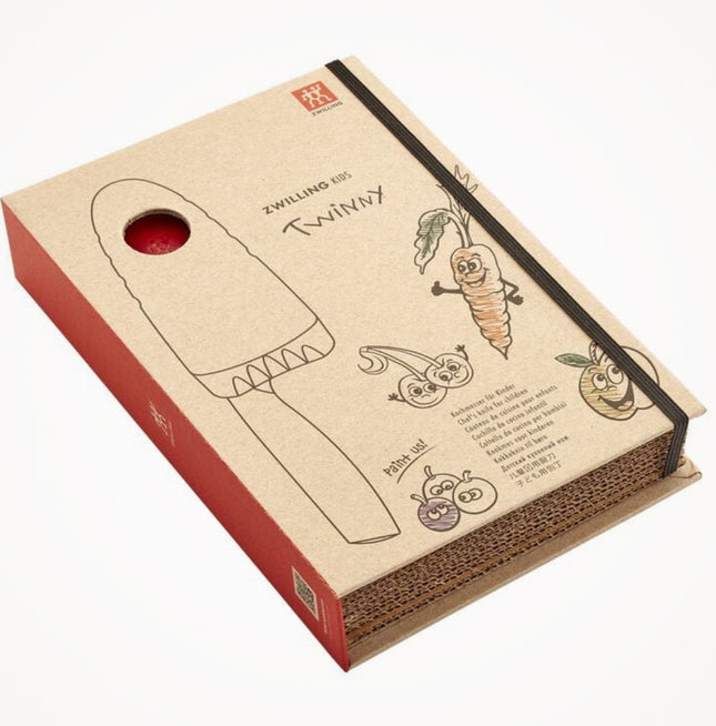 Twinny Kid's  Chef's, Knife , Red
