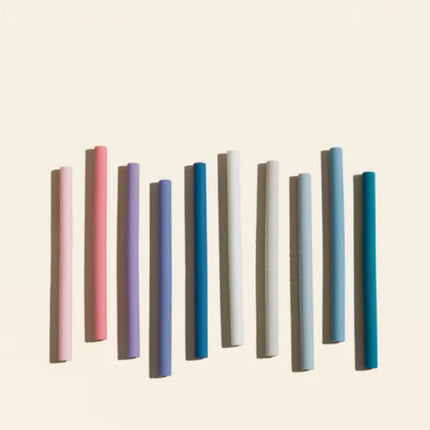 Cocktail Straws 5.5in Set/10 Geode IA