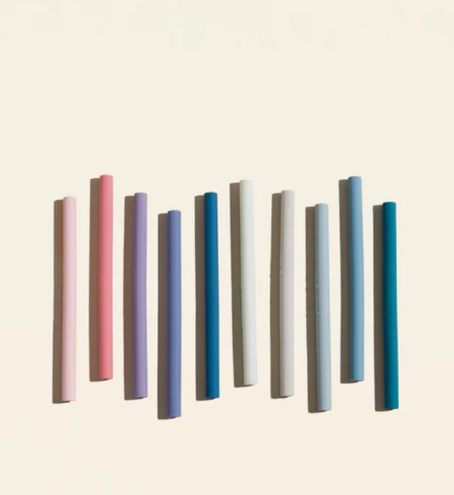 Cocktail Straws 5.5in Set/10 Geode IA