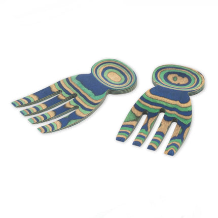 Pakka Wood Salad Hands 5"