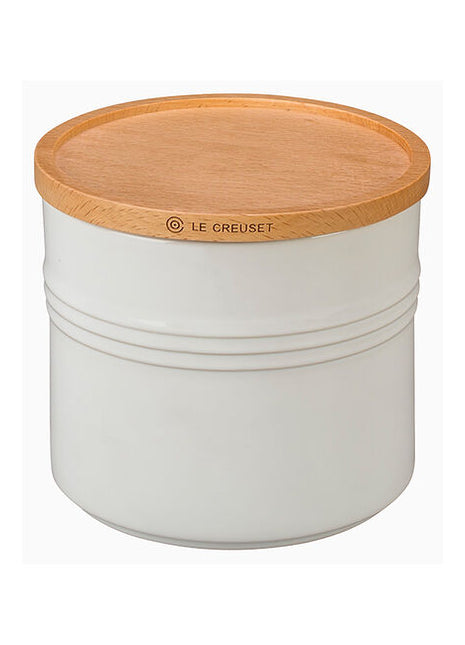 Canister w/ Wood Lid 1.5 Qt