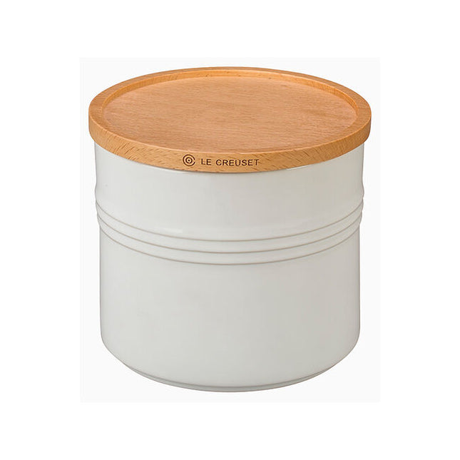 Canister w/Wood Lid 1.5 qt