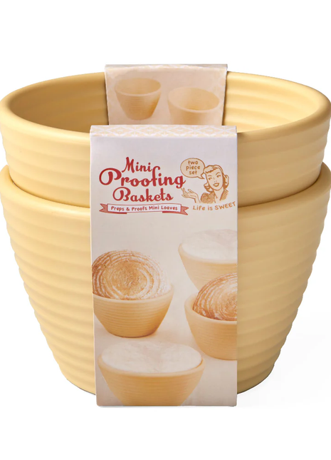 Mini Bread Bowl Proofing Baskets