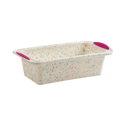 White Confetti Loaf Pan