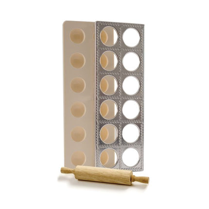 Ravioli Maker Press w/ Rolling Pin
