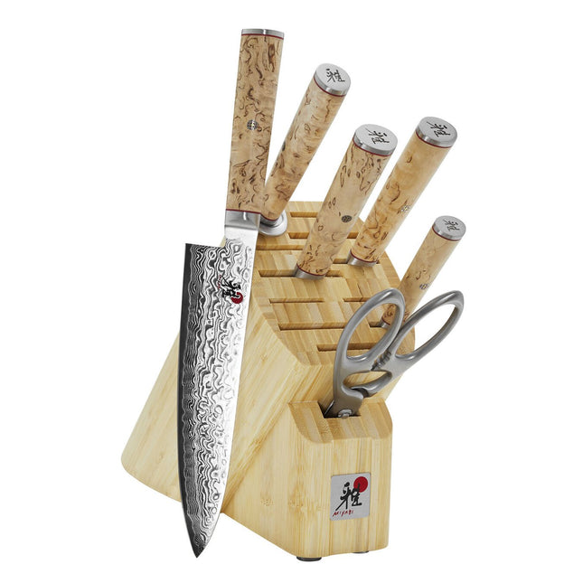Birchwood Sg2 7 Pc Knife Block Set