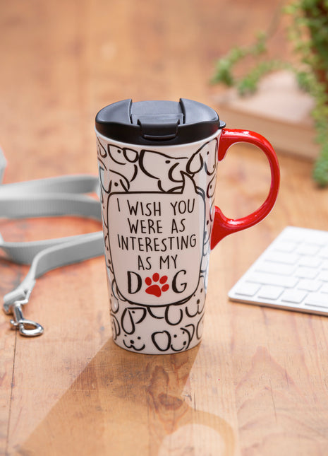 Ceramic Travel Cup with box  - 17 oz