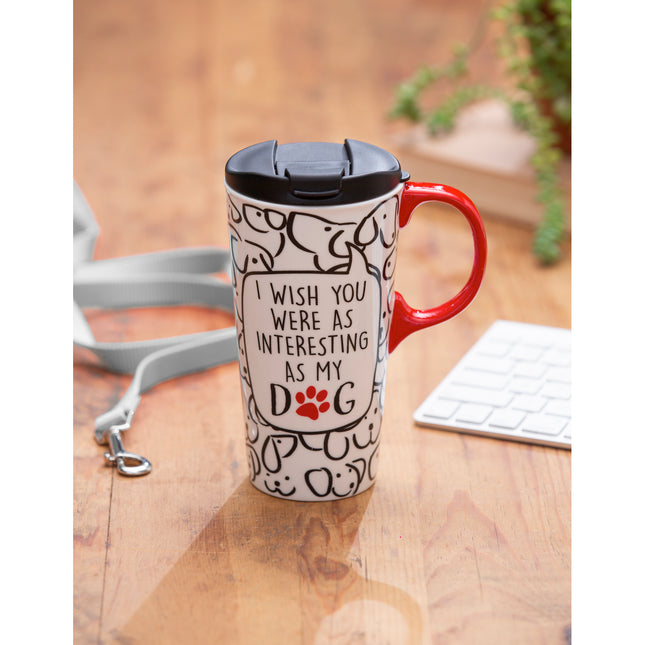 Ceramic Travel Cup with box  - 17 oz