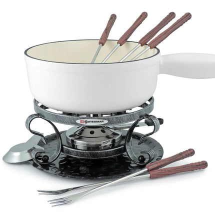 Swissmar Lugano 9 PC Cast Iron Fondue Set