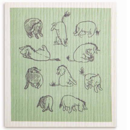 Swedish Dish Cloth Pooh Eeyore