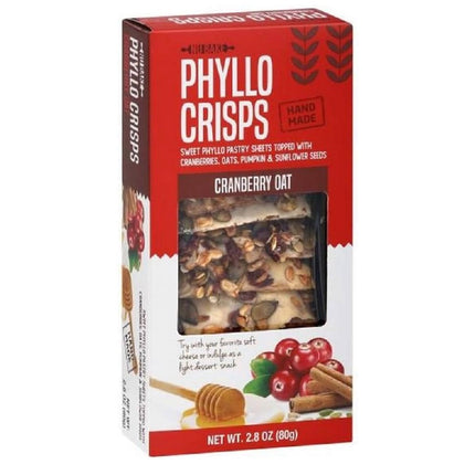Phyllo Crisps Cranberry Oat