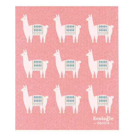 Swedish Dishcloth Animals Lupe Llama DC