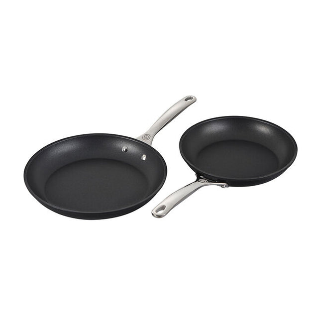 Toughened Nonstick Pro 2 Pc Set 9.5 in And 11 in Fry