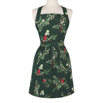 Now Designs Holiday Apron Forest Birds DC